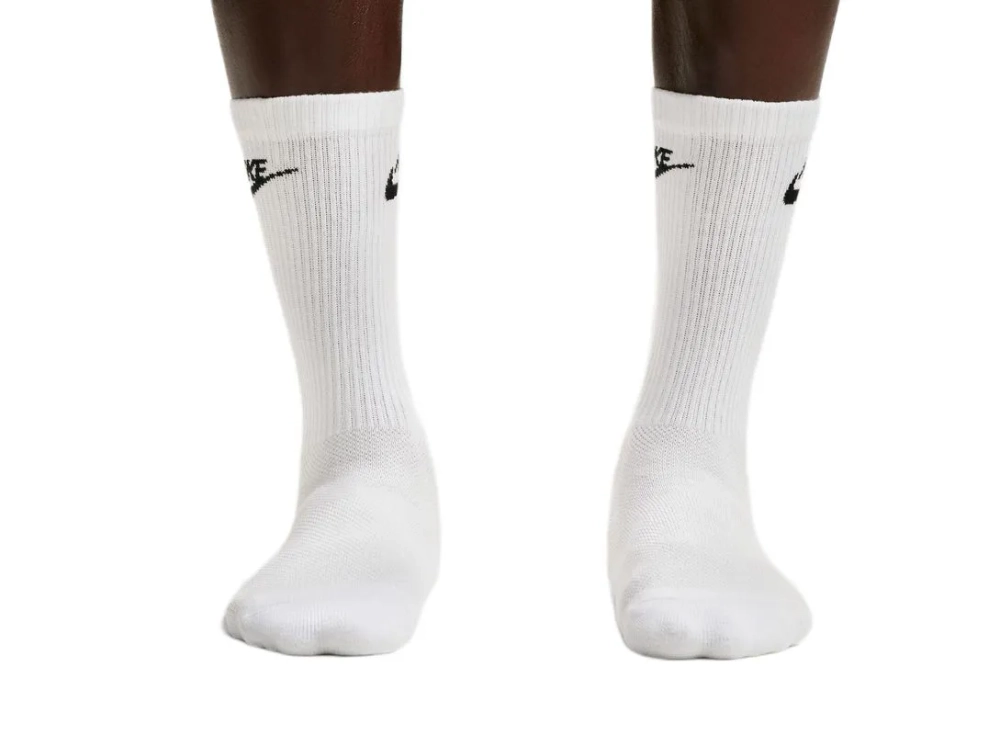 Теннисные носки Nike Everyday Elevated Crew 3P - white