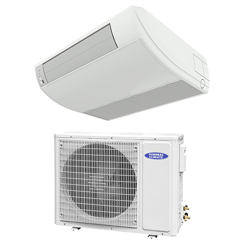 Коммерческая сплит-система напольно-потолочного типа General Climate тип F GC-CF24HRF / GU-U24HF