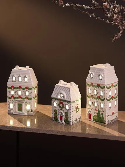 Домик с подсветкой olgod из коллекции new year essential, 15см