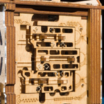 Деревянный Квестбокс "Испытание Камелота" от IDventure - головоломка, сборная модель, 3D пазл, коробочка с секретом