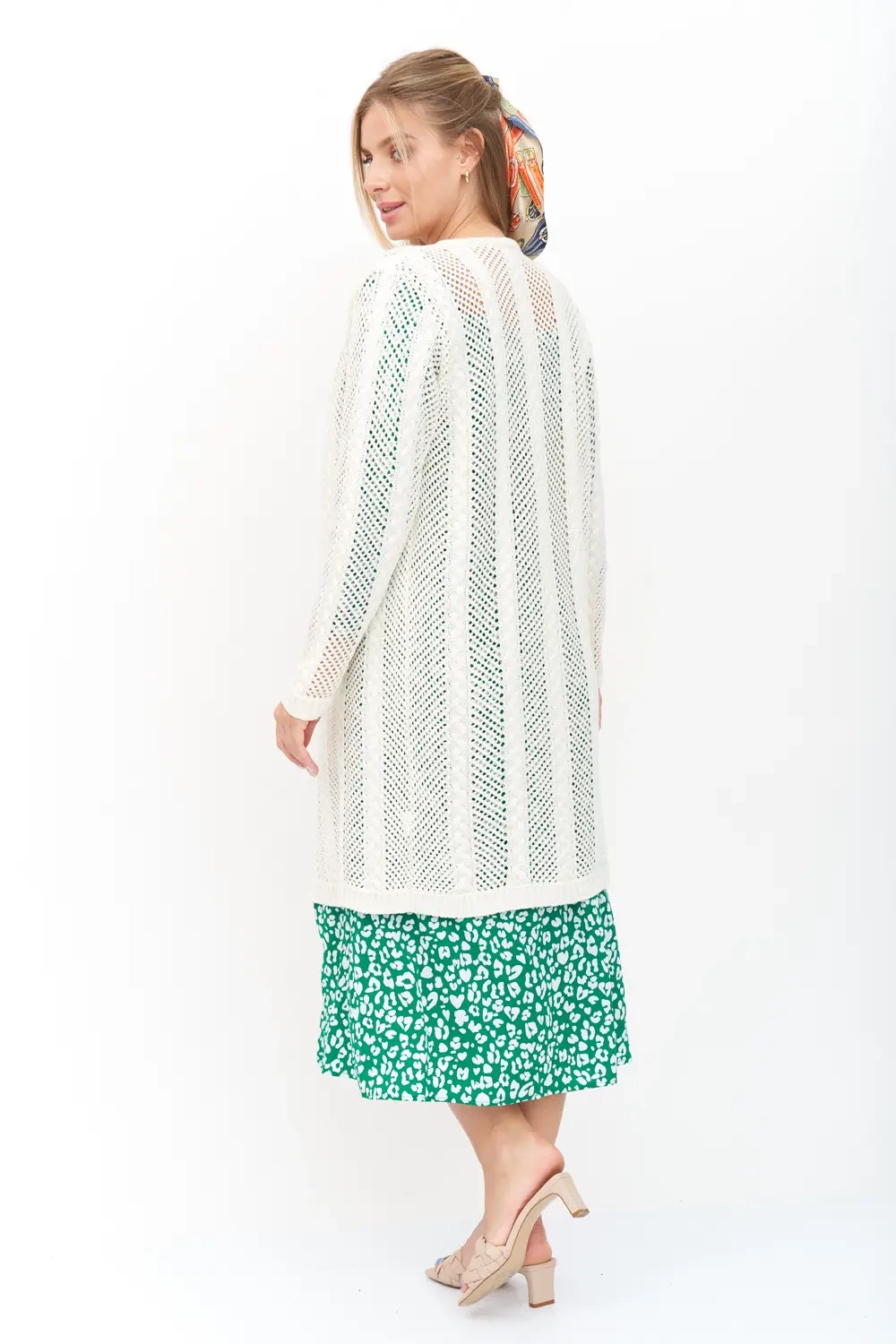 Кардиган 351801/молочный