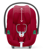 Коляска Carrello Vector CRL-6550 и автокресло Cybex Aton B2 Dynamic Red 3 в 1 Coral Beige