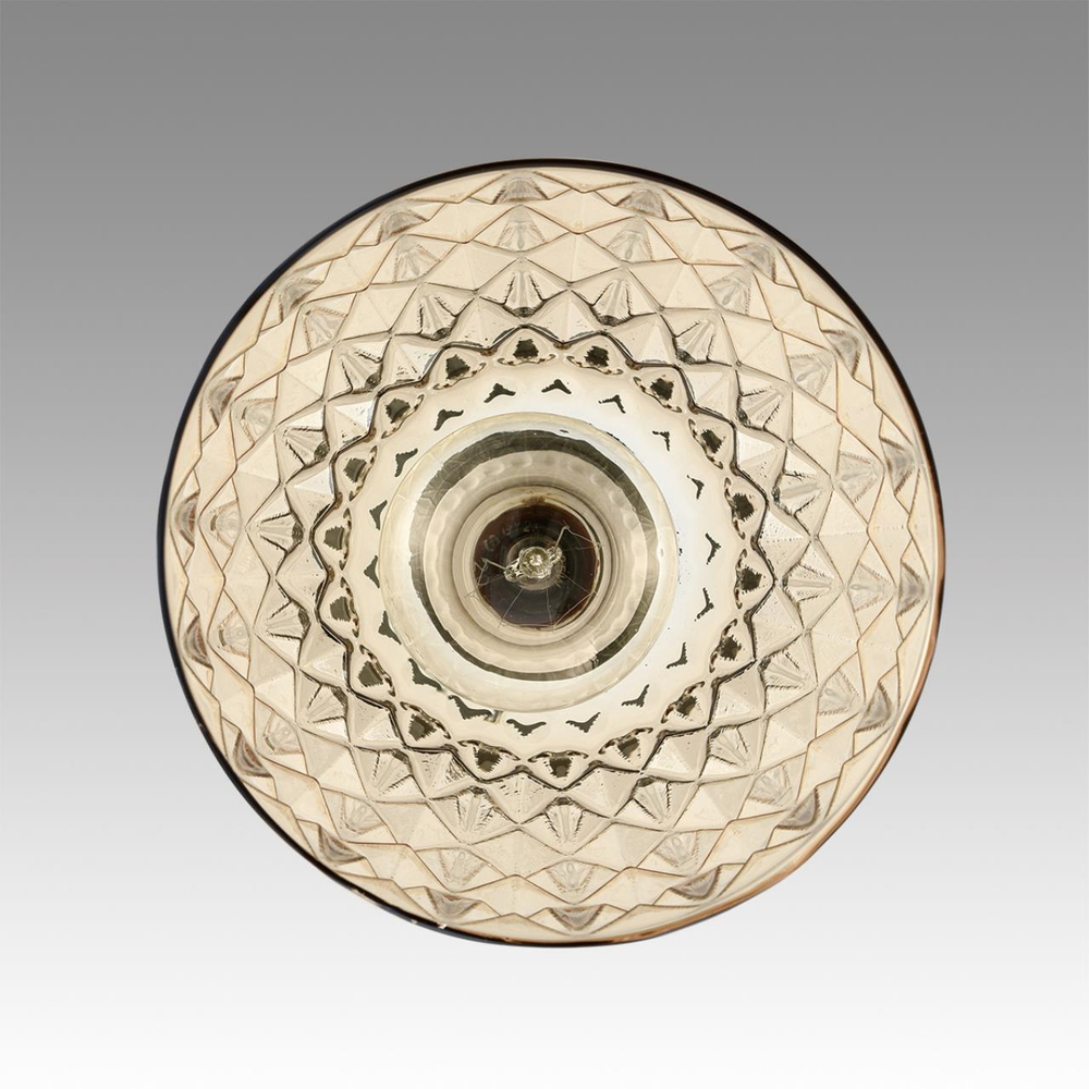 8056/1A SUSPENTIONI LN25 311 черный/амбер металл/стекло Подвесной светильник E27 1*60W 220V ELENIKA