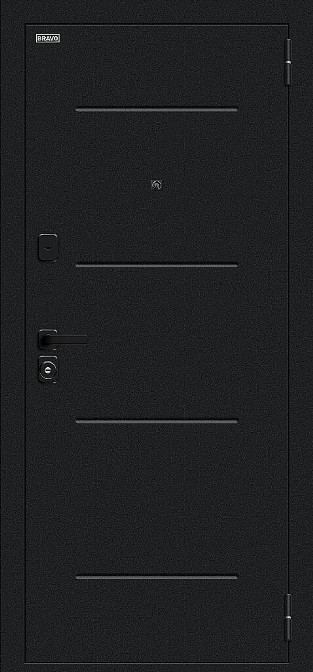 Техно/SBlack Букле черное/White Silk 205*96 правое