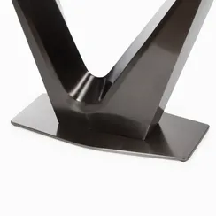 Консоль Optional 150х85 см, черная керамика