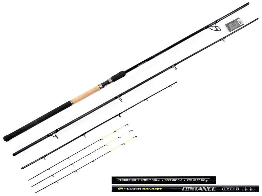 Удилище фидерное Feeder Concept Distance Black 100 3.90