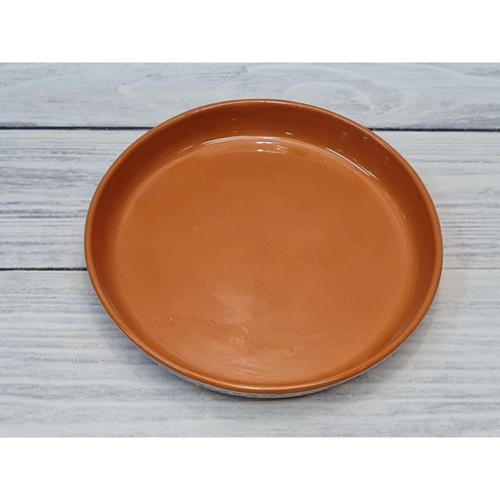 Тарелка с бортом d 23,5 см h4 см 500 мл "Псковский" керамика ПГ [6]