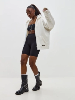 Зип Худи с начёсом и мехом 