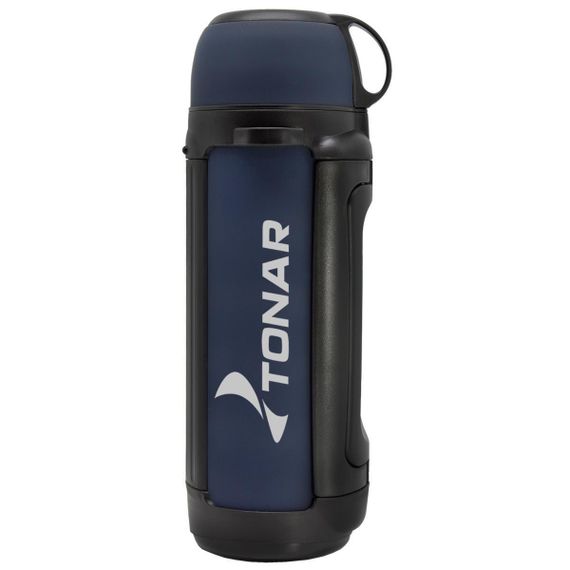 Термос TONAR 1900ML HS.TM-043 (крышка-кружка с ручк, доп.пл.чашка, скл.ручки, ремень)