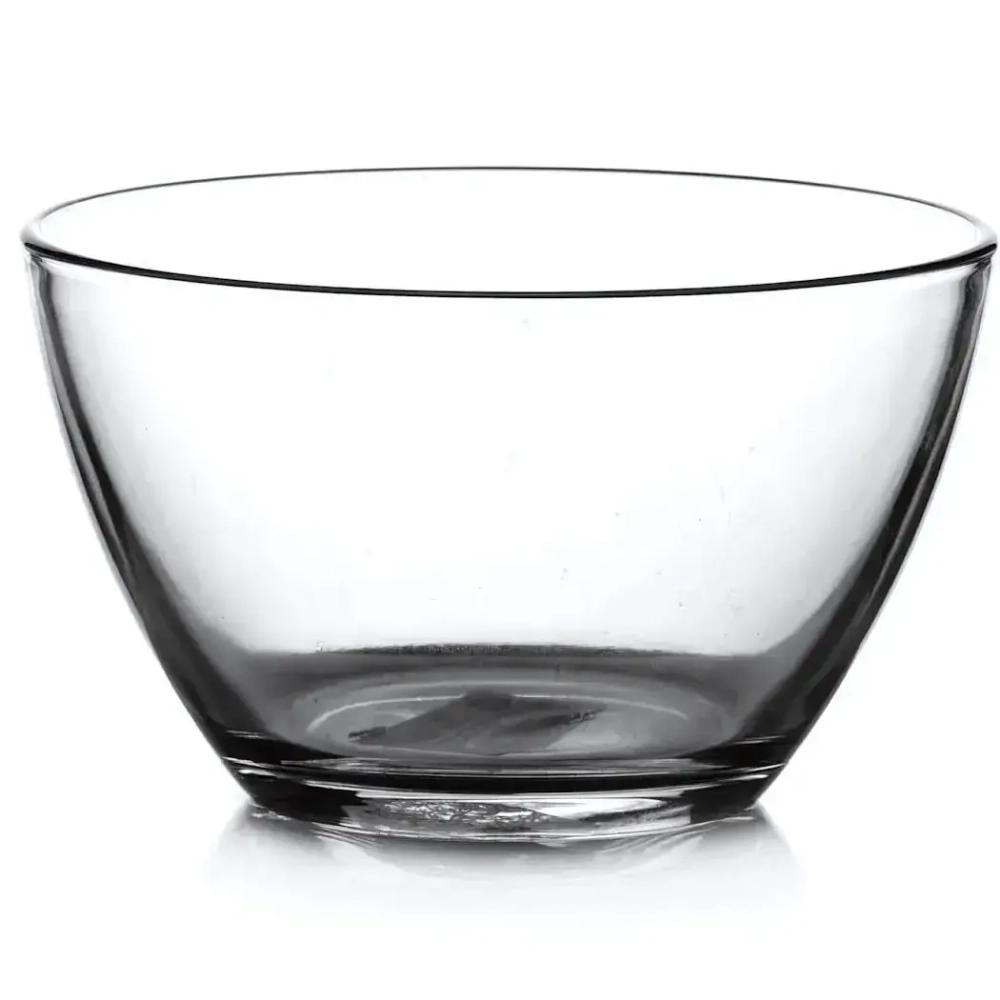 Салатник стеклянный 18,8см «Гладкий» 07C1326