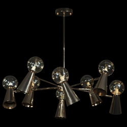 Люстра на штанге Loft it Halley 10046/8 Gold