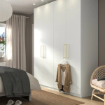 Гардероб - IKEA PAX/FORSAND/ПАКС/ФОРСАНД ИКЕА, 200x60x236 см, белый