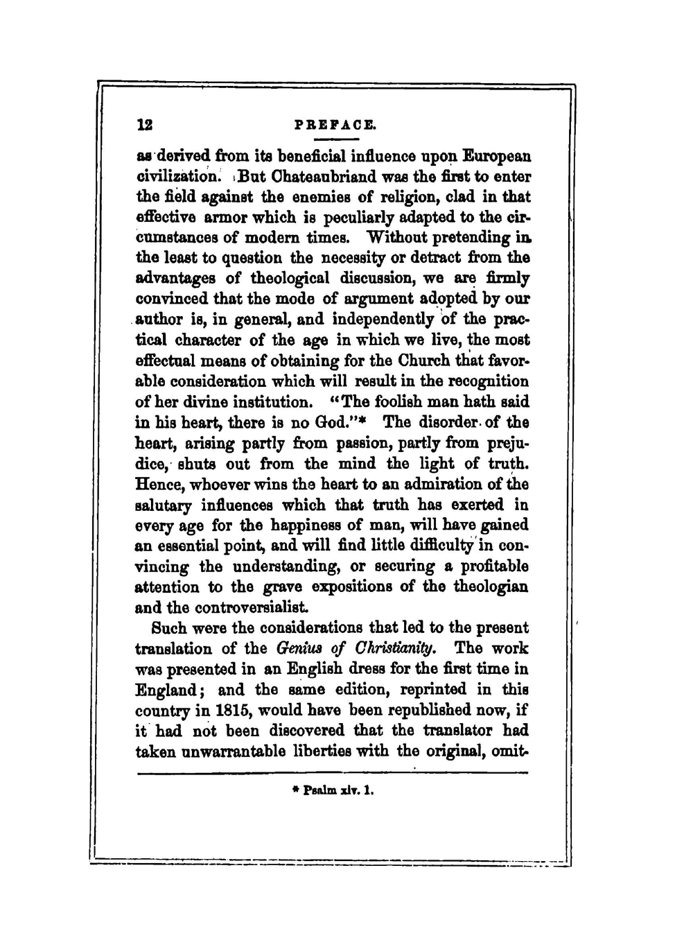 The genius of Christianity. Or, The spirit and beauty of the Christian religion | François-René Chateaubriand