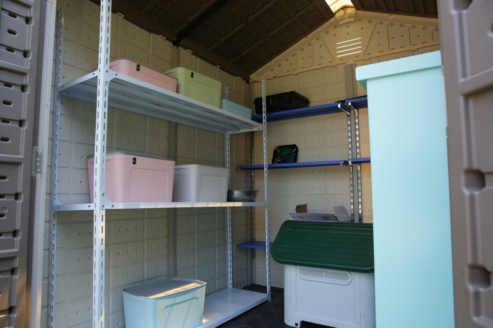 Садовый пластиковый сарай HouzBlock Comfort-2 (2.2x2.2 м)