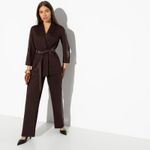 Брючный костюм Нашла подход (2 в 1, chocolate, с поясом) Charutti (Акция)