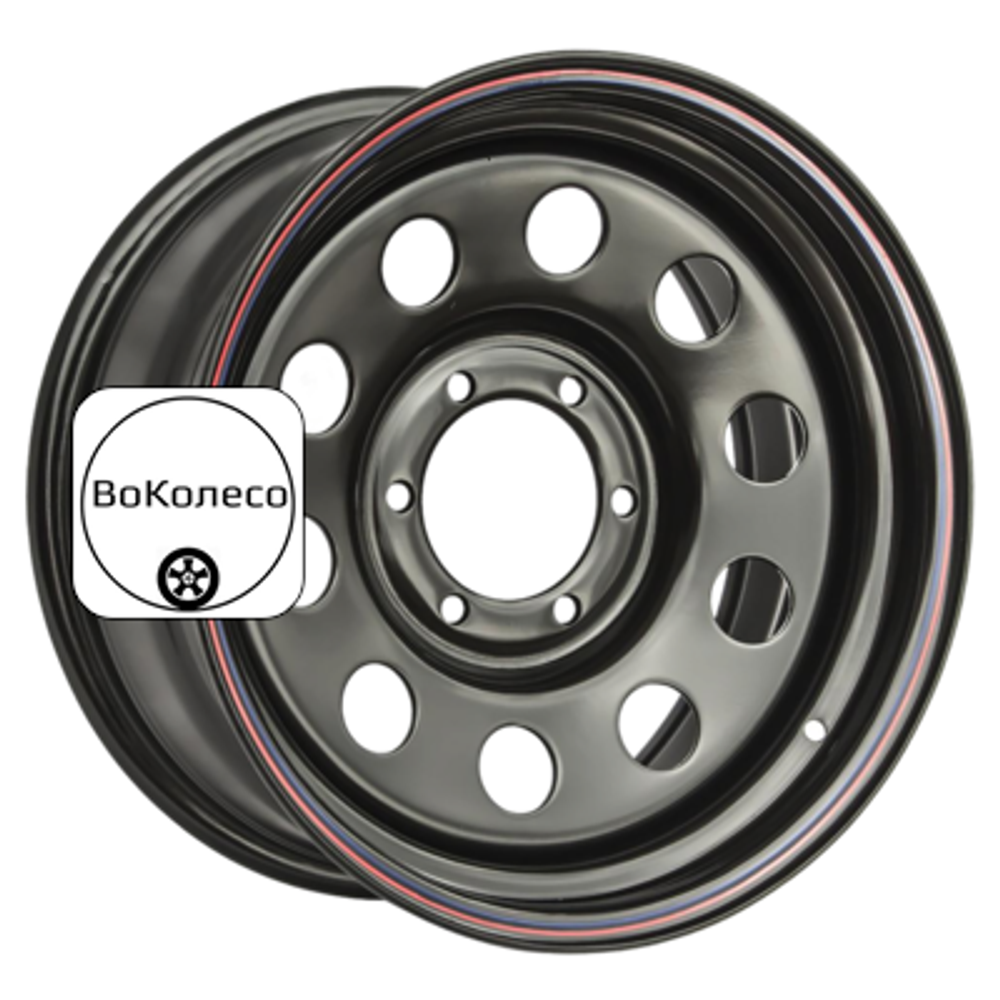 8x16/6x139,7 ET30 D110 Тойота/Ниссан/L200 2005+ Черный (с увелич. полкой) Off-Road Wheels