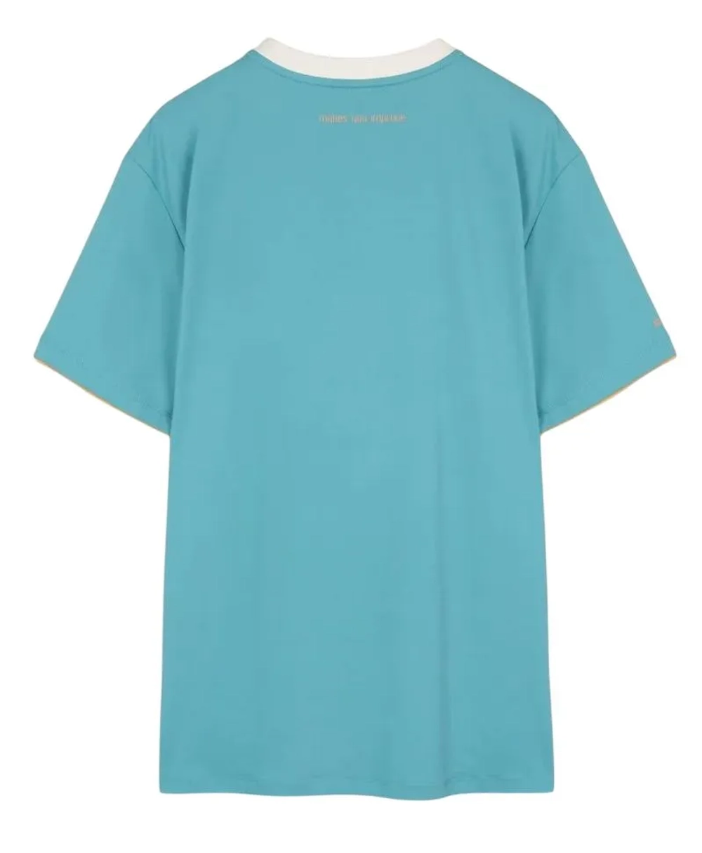 Мужское теннисное поло NOX Pro Shirt - dusty turquoise