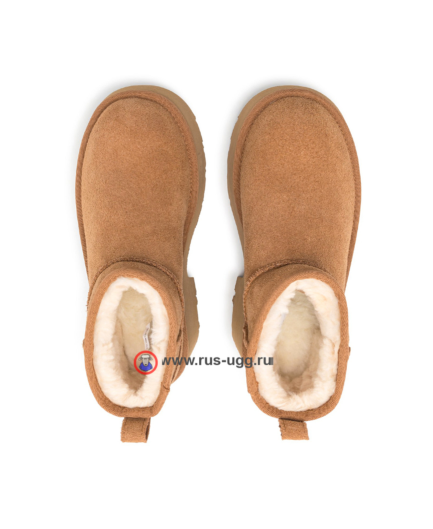 ULTRA MINI HEIGHTS Ankle Boots - Chestnut