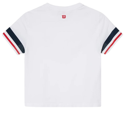 Женская теннисная футболка Wilson Brooklyn Seamless T-Shirt - bright white