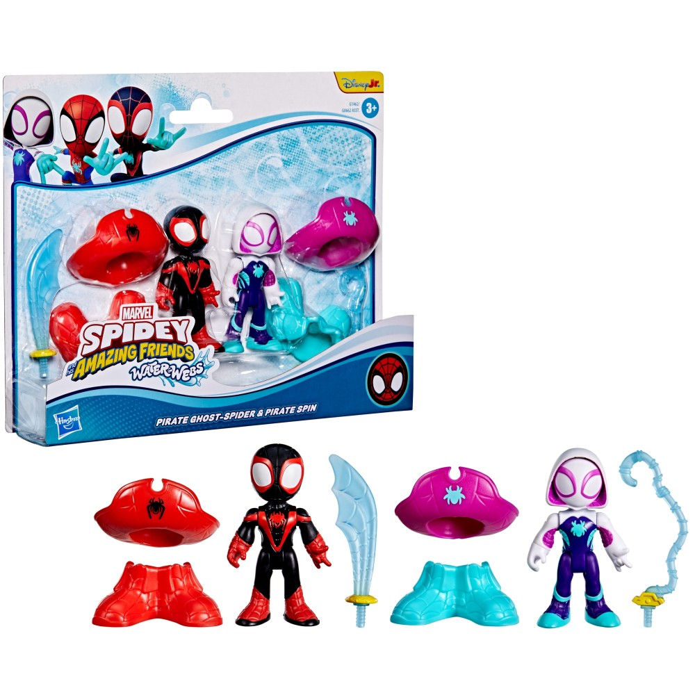 Hasbro SPIDEY i super-kumple - Фигурки ПИРАТЫ Ghost-Spider и Spin 2-PAK G1462