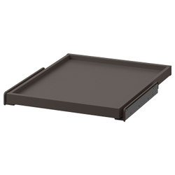 IKEA KOMPLEMENT  (ИКЕА КОМПЛЕМЕНТ)  -  Выдвижной поднос, темно-серый, 50x58 см
