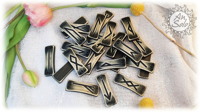 Скандинавские руны "Костяшки" без росписи