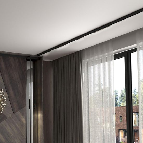 358543 SHINO NT21 072 черный Трековый светильник для низковольного шинопровода IP20 LED 4000K 12W 48V FLUM