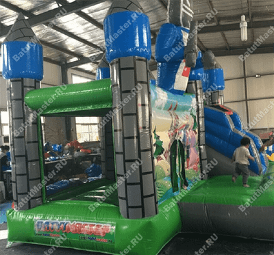 Коммерческий надувной батут "Замок самурая"