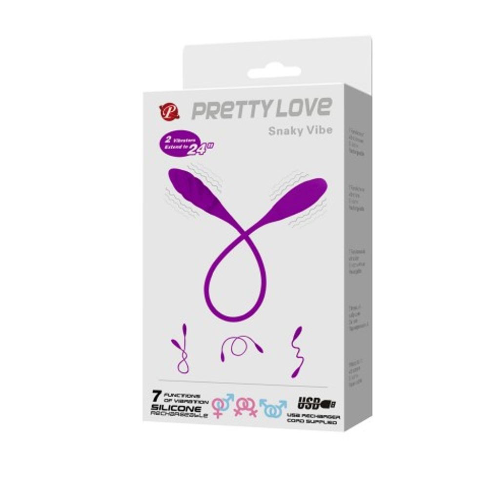 Двусторонний вибратор Pretty love (7 режимов вибрации)