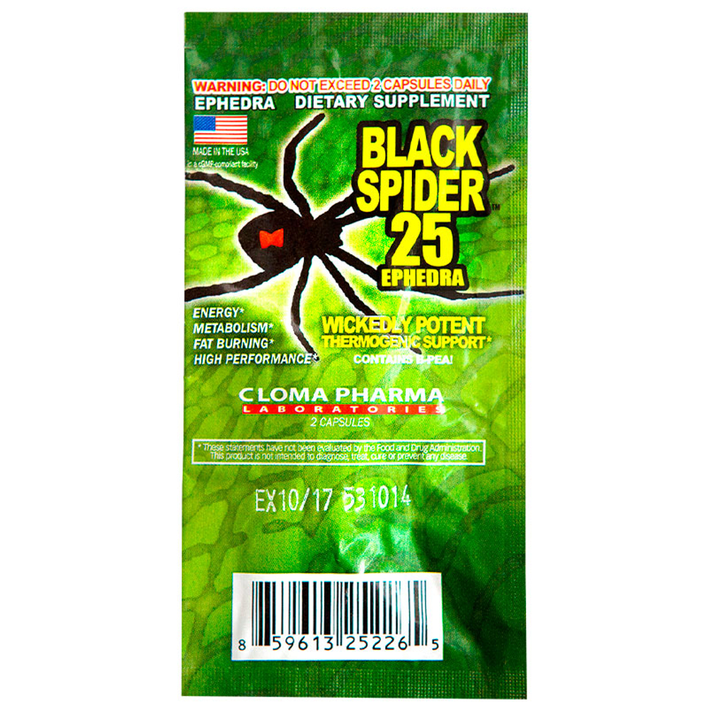 Cloma Pharma Black Spider Пробник (2 капс.)