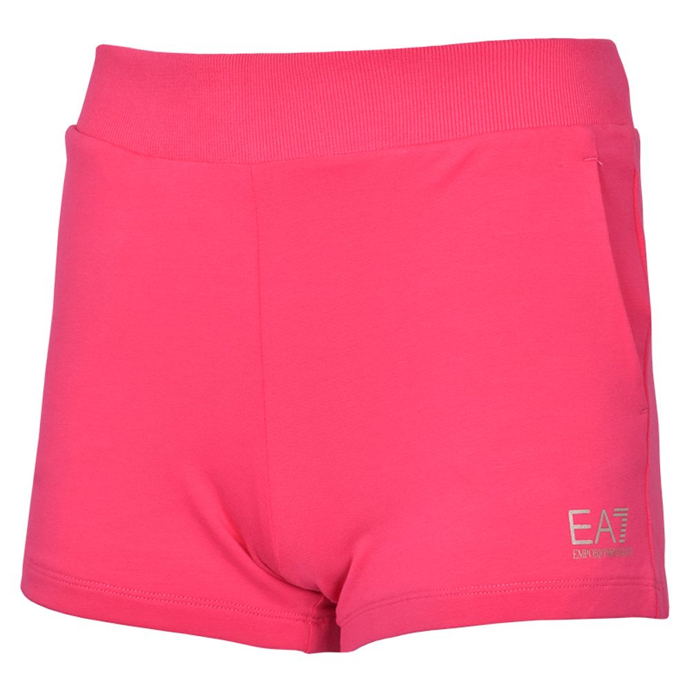 Шорты для девочки теннисные EA7 Girls Jersey Shorts - raspberry sor