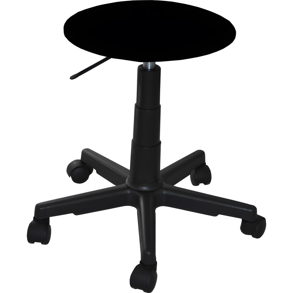 Табурет UF2_Талли, кожзам черный, пластик