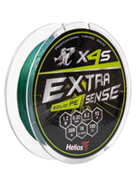 Шнур плетеный для рыбалки Helios Extrasense X4S PE Green 92m 1.2/18LB 0.20mm (HS-ES-X4S-1.2/18LB)