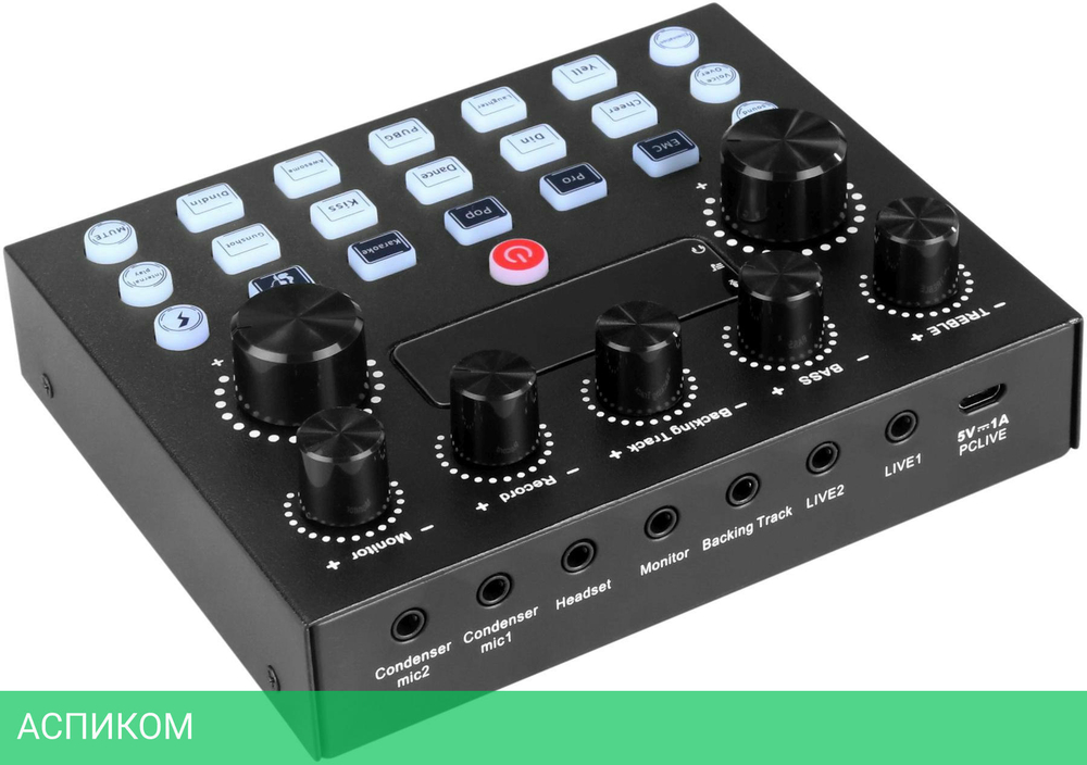 Микрофон Oklick SM-600G черный (1796784)
