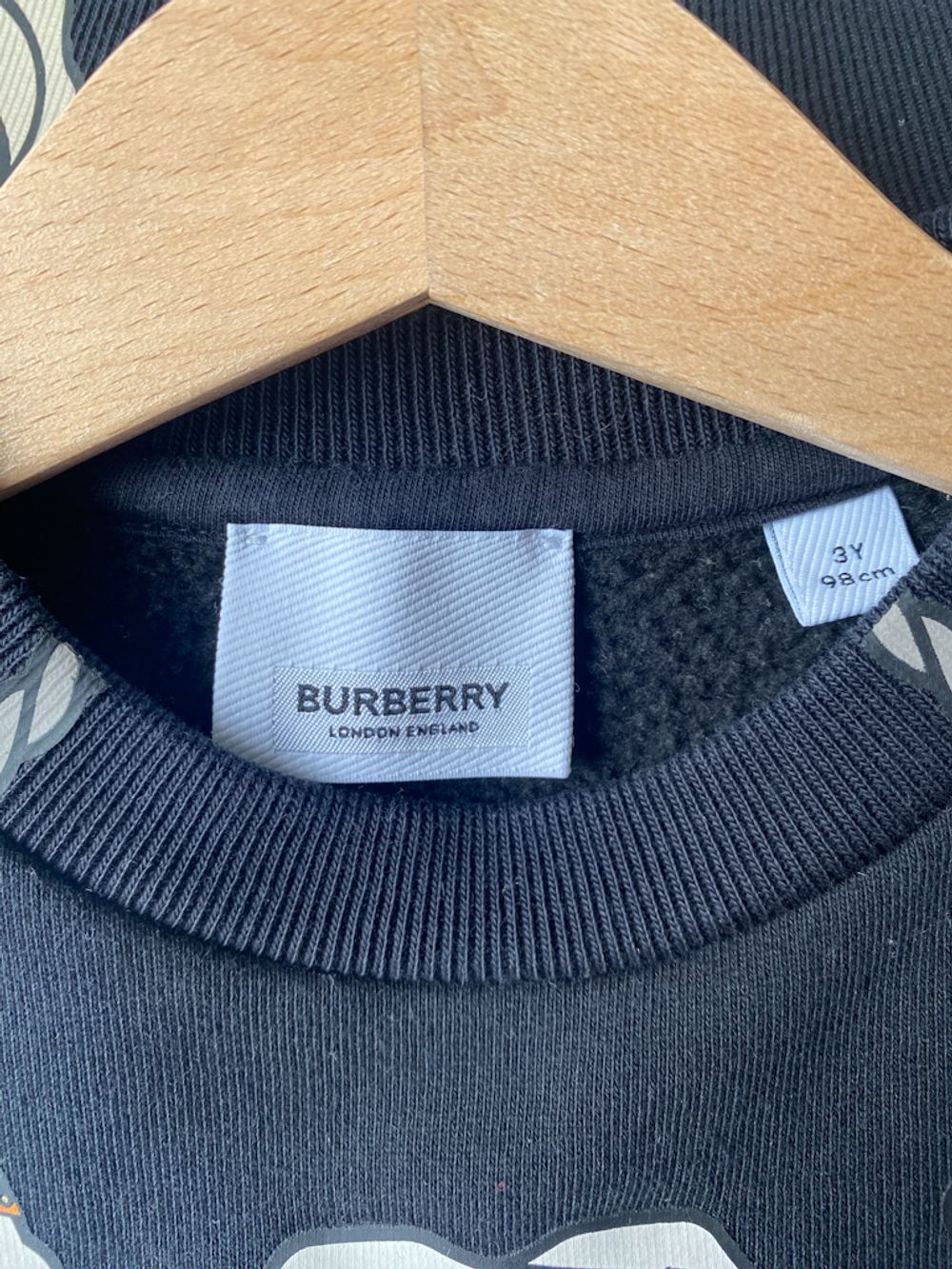 Хлопковая толстовка Burberry, 98
