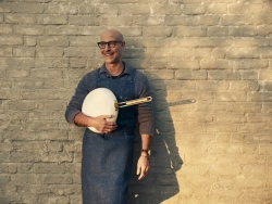 GreenPan Сковорода Stanley Tucci™ 30 см + крышка Off White