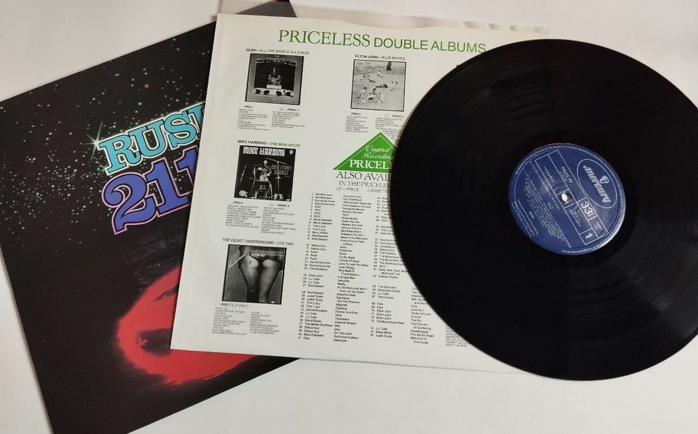 Винтажная виниловая пластинка LP Rush 2112 (UK 1985)