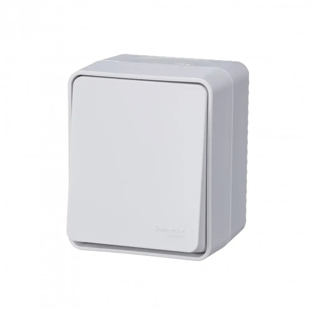 ATLASDESIGN PROFI IP54 О/У 1-клавишный ПЕРЕКЛЮЧАТЕЛЬ, сх.6, 10АХ, БЕЛЫЙ