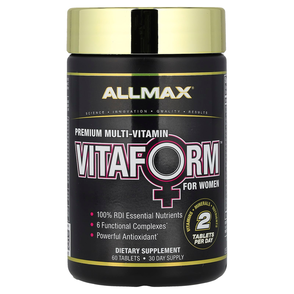 ALLMAX, Vitaform, мультивитамин премиального качества для женщин, 60 таблеток