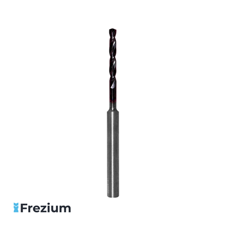 Сверло твердосплавное по металлу "PRECITOOL" (2,4x3x17x55 СОЖ; 102736 2,40)