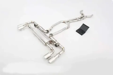 Спортивная выхлопная система с дистанционно управляемыми заслонками для Porsche Cayenne 958.1 3.0T Порше Каен