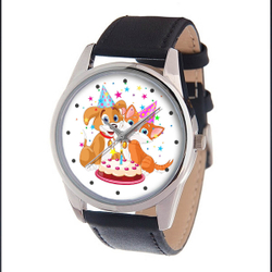 Наручные часы "Животные: День рождения" Декор для дома, подарок