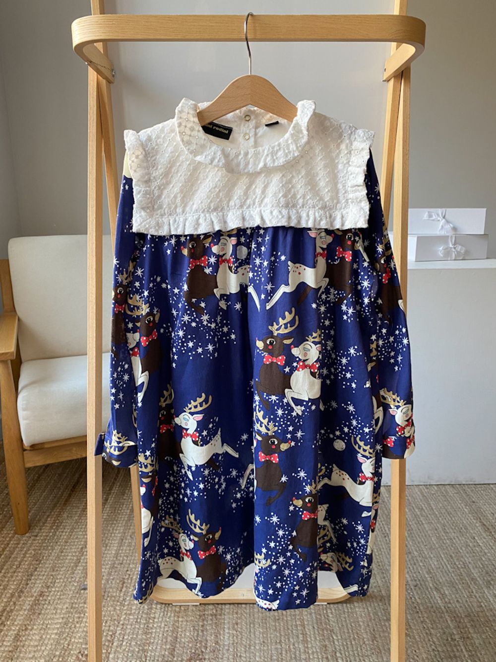 Хлопковое платье Mini Rodini, 134