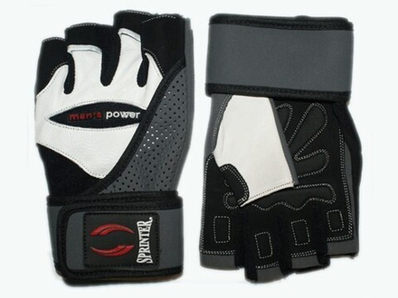 Перчатки для занятий тяжёлой атлетикой SPRINTER без пальцев размер M :456 M