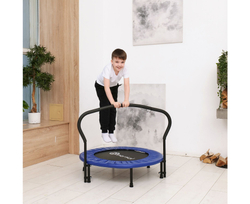 Батут с поручнем DFC JUMPFIT 36'' синий