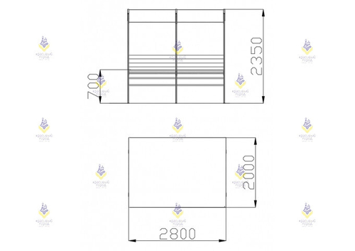 Трибуна с навесом