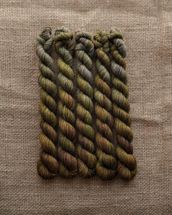 Носочная пряжа с пухом яка "Горная долина" (мини)