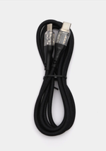 Кабель TypeC x TypeC -1.2 метра Hoco U115 (100W) Led дисплей