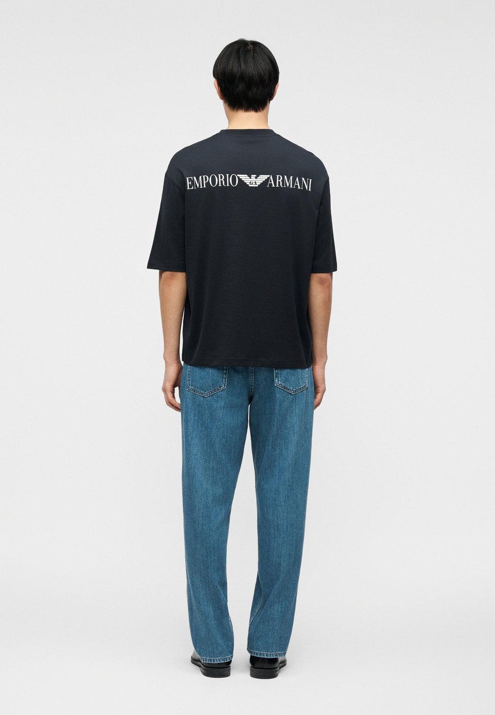 Emporio Armani Футболка с принтом - Синий