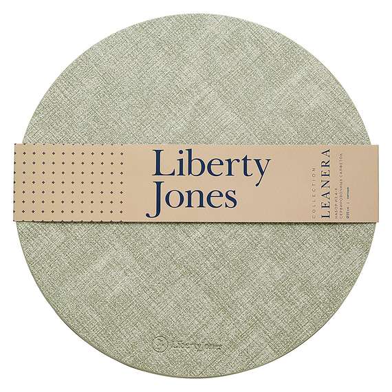 Набор из 4-х сервировочных салфеток leanera, D35 см, мятные